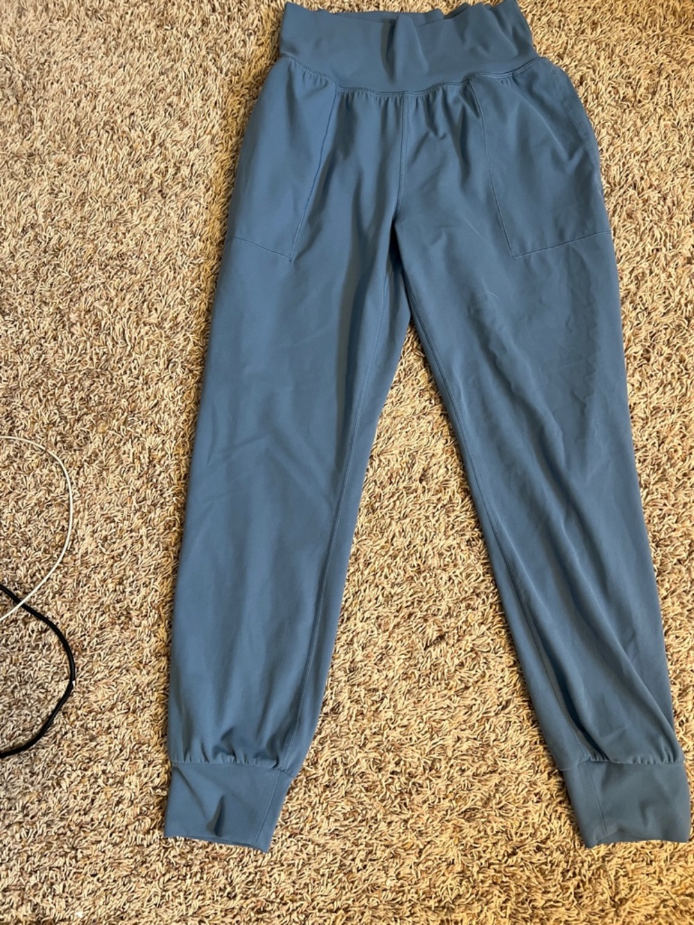 Athleta Slate Blue Track Joggers